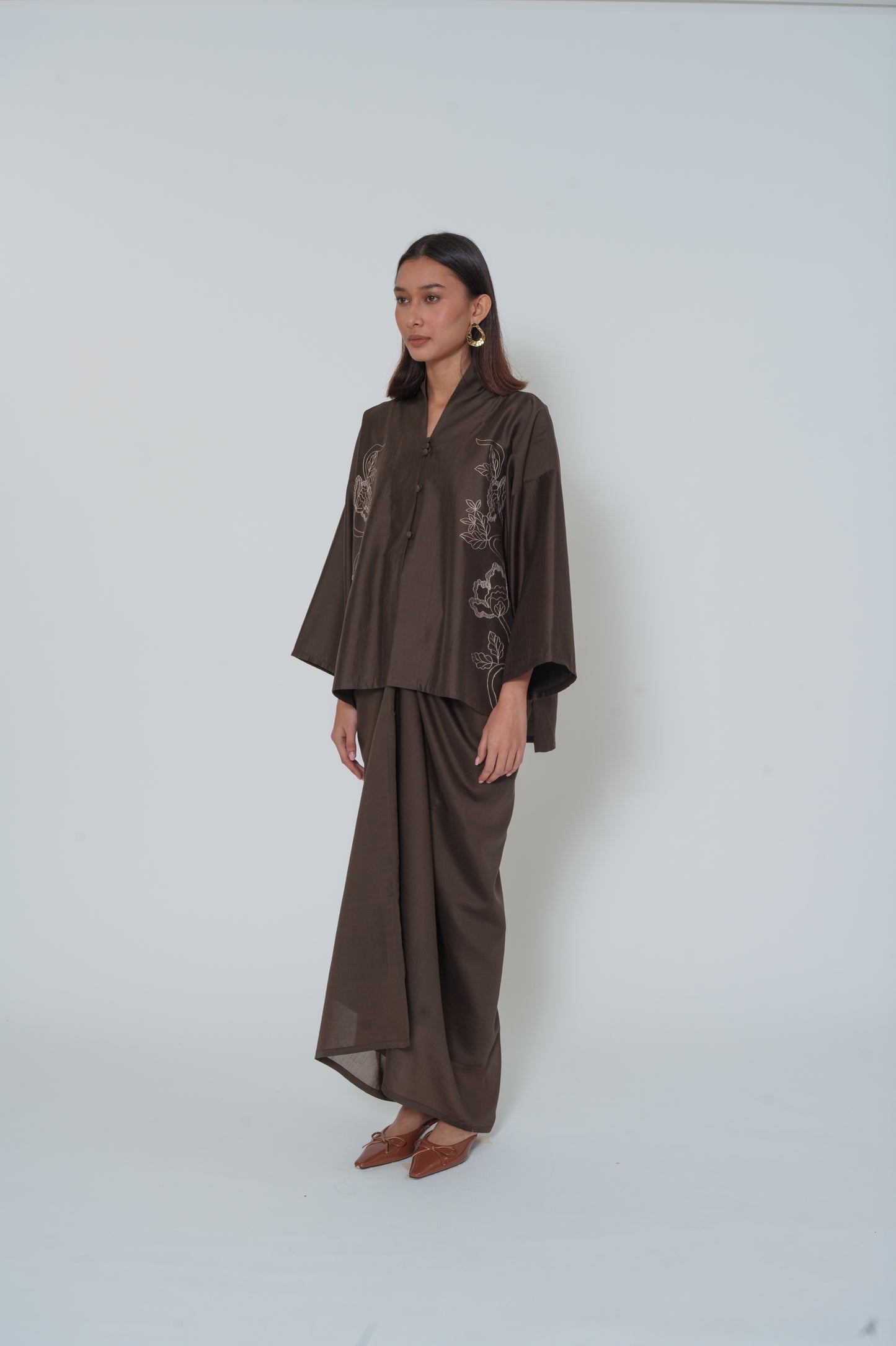Kimono Kebaya SENJA : ACT (SET-BRW)