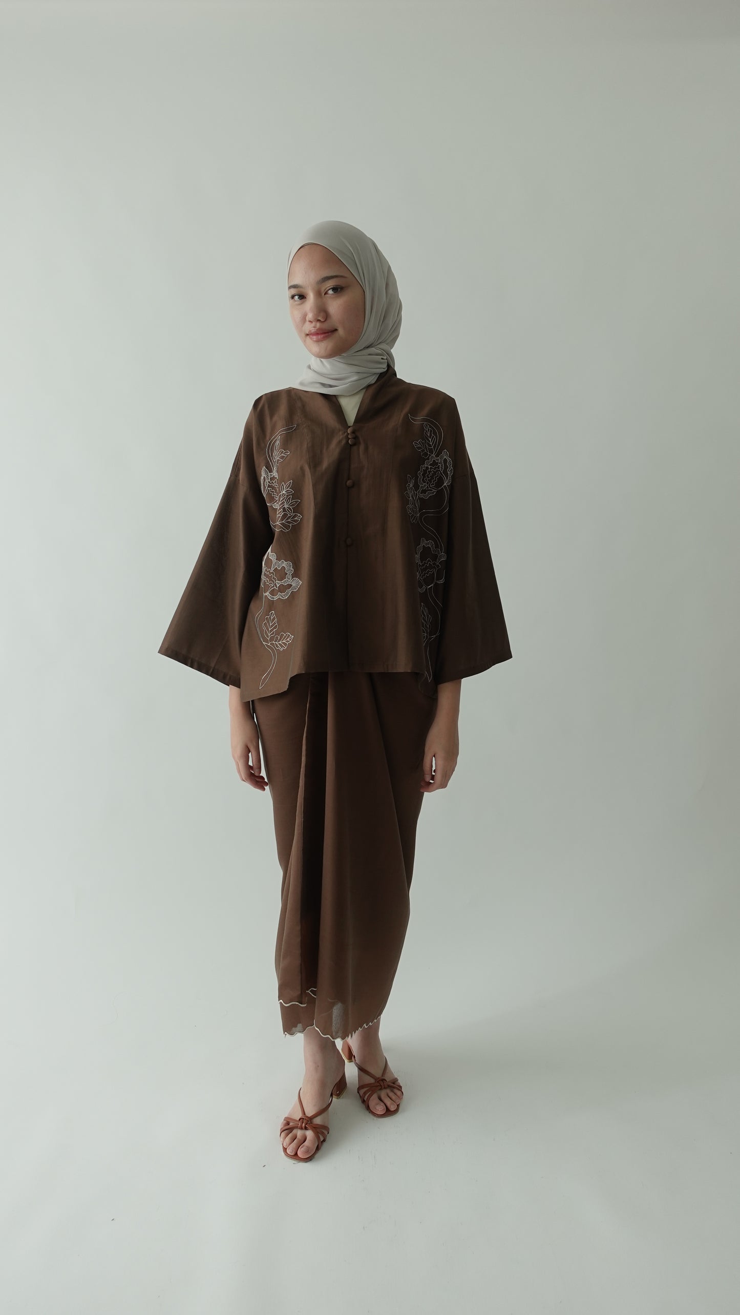 Kimono Kebaya SENJA : ACT (SET-BRW)
