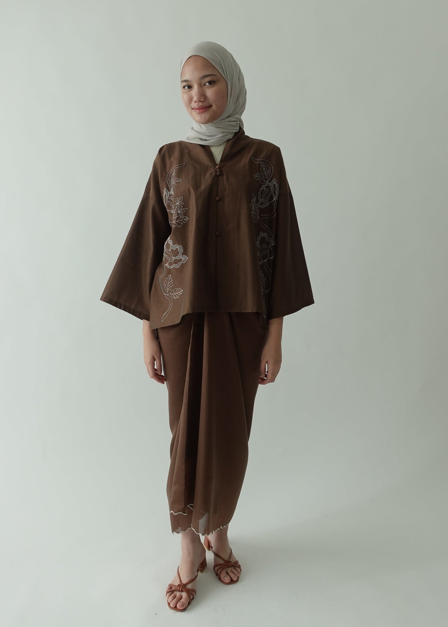 Kimono Kebaya SENJA : ACT (SET-BRW)