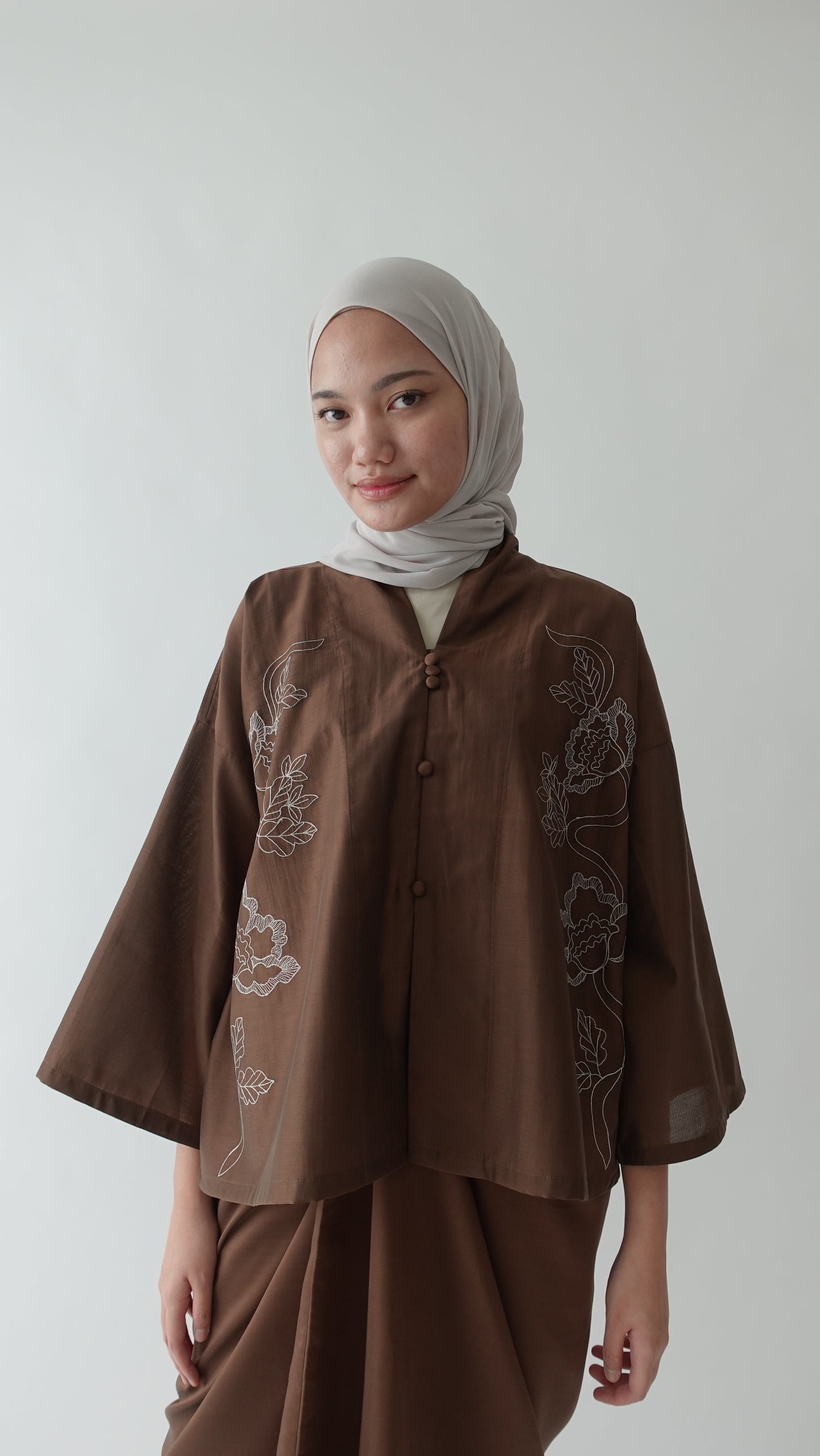 Kimono Kebaya SENJA : ACT (SET-BRW)