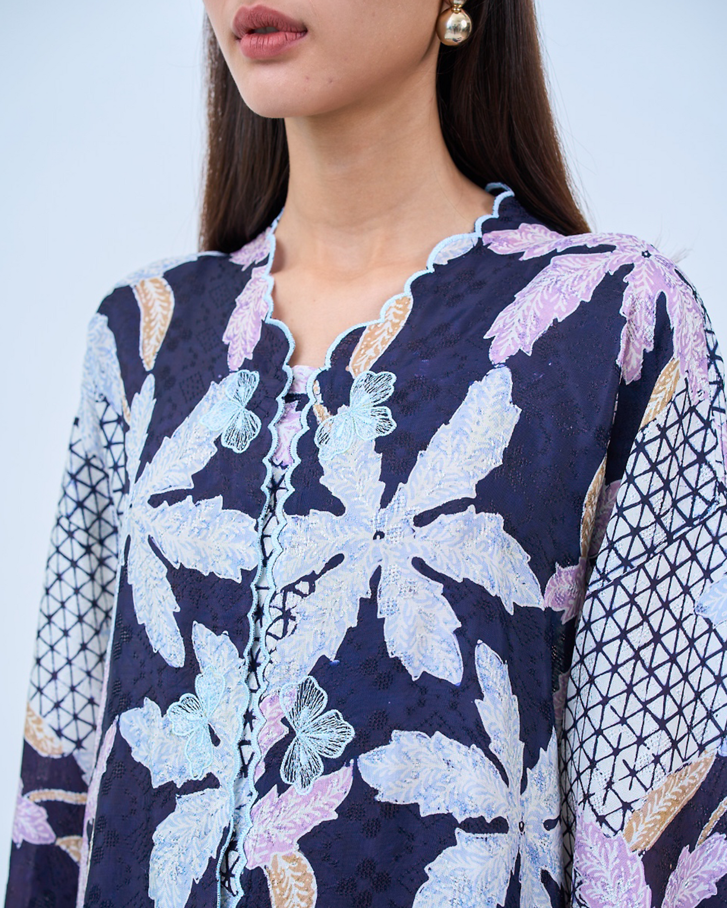 Khadeeja Kebarung in Blue