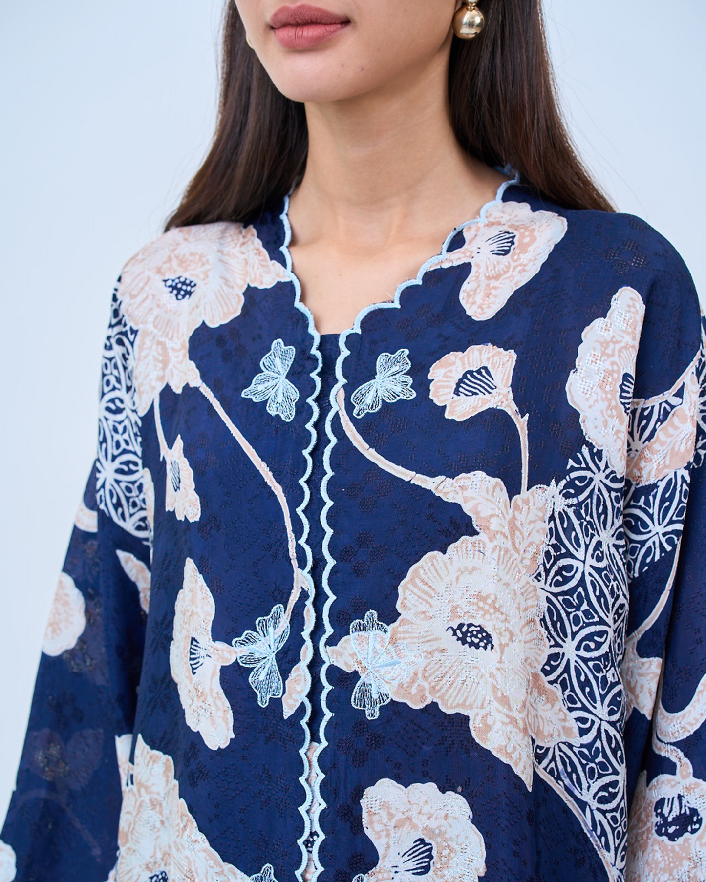 Khadeeja Kebarung in Blue