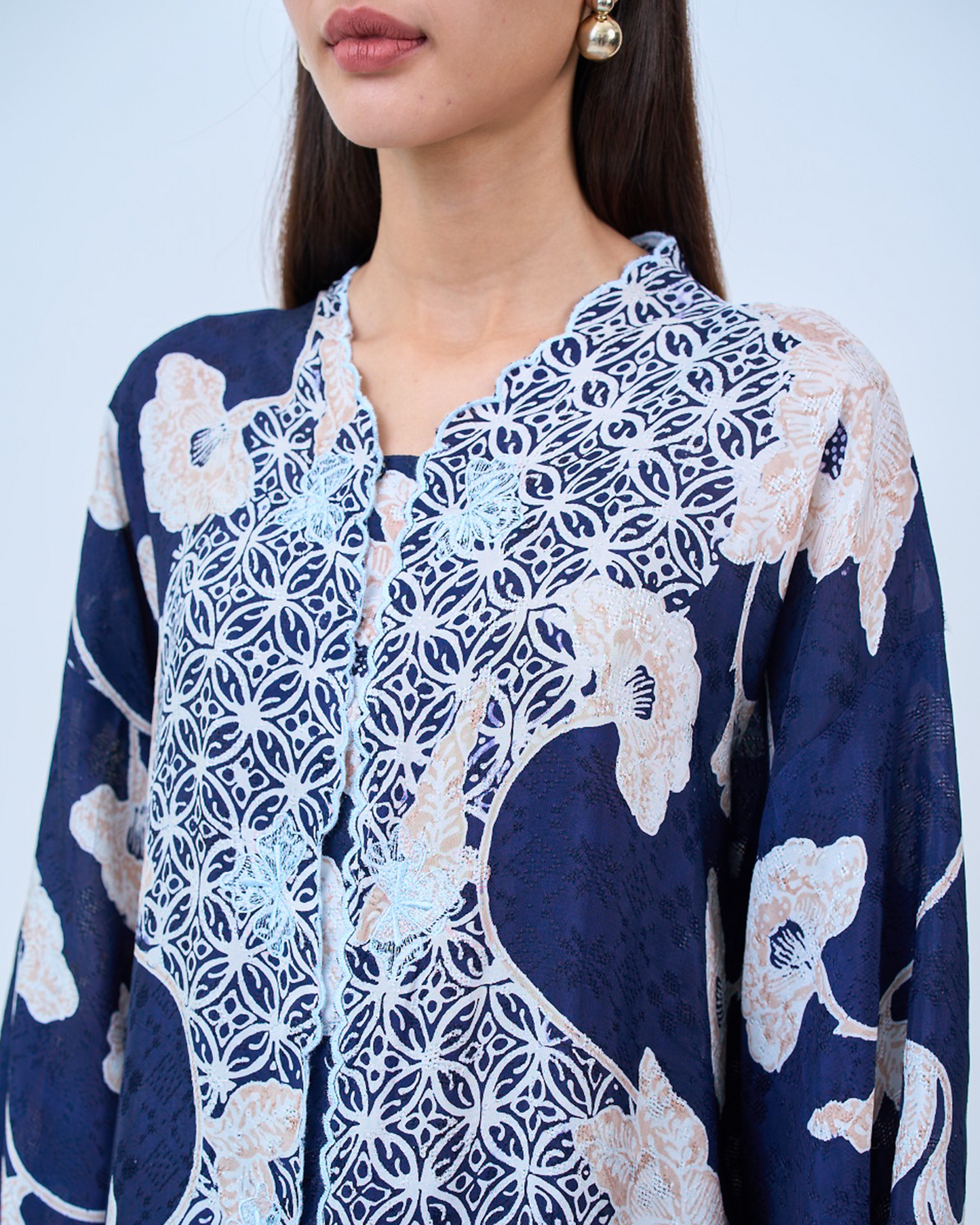 Khadeeja Kebarung in Blue