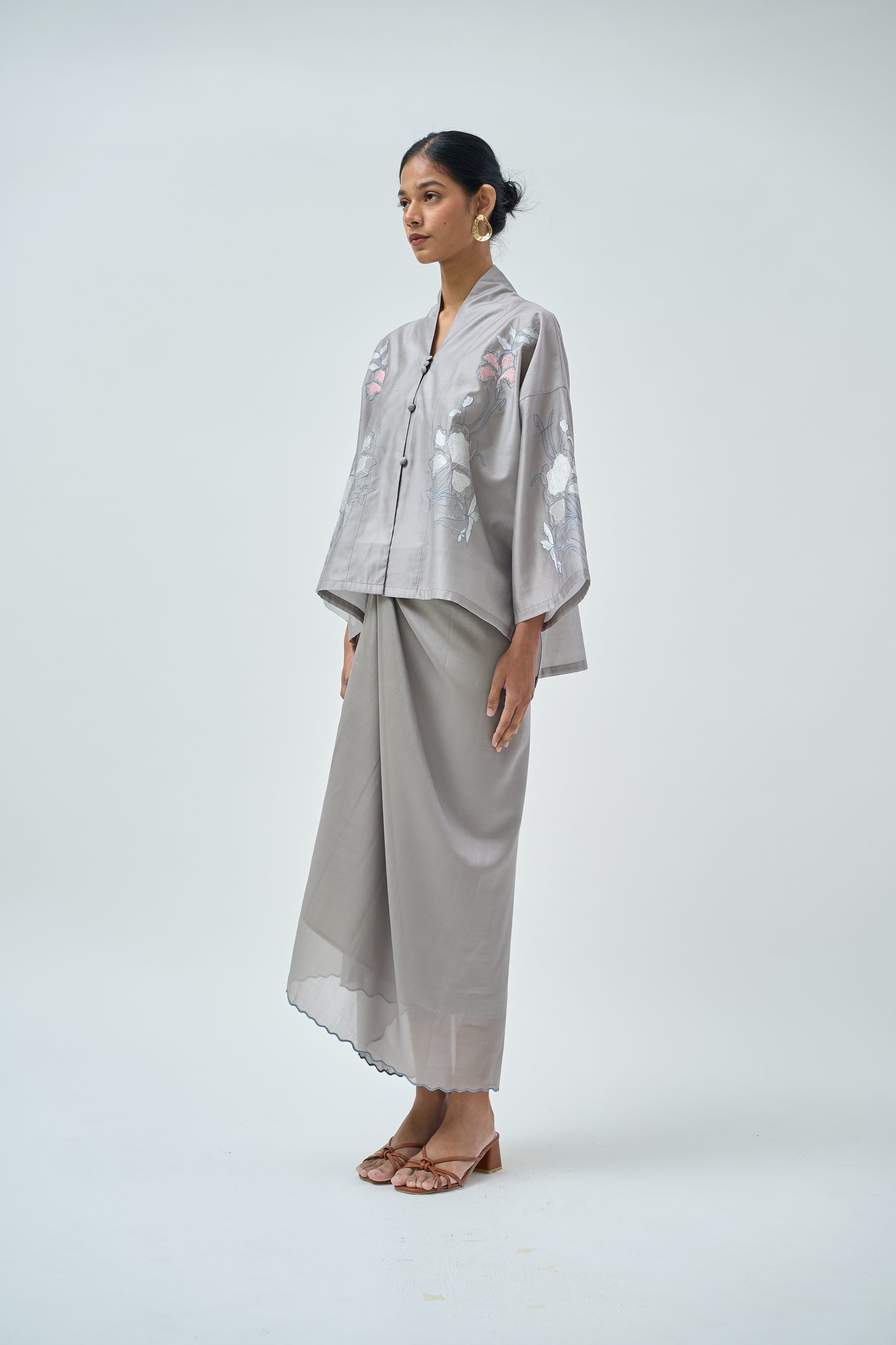 Kimono Kebaya SENJA : ACT II (SET-GRY)