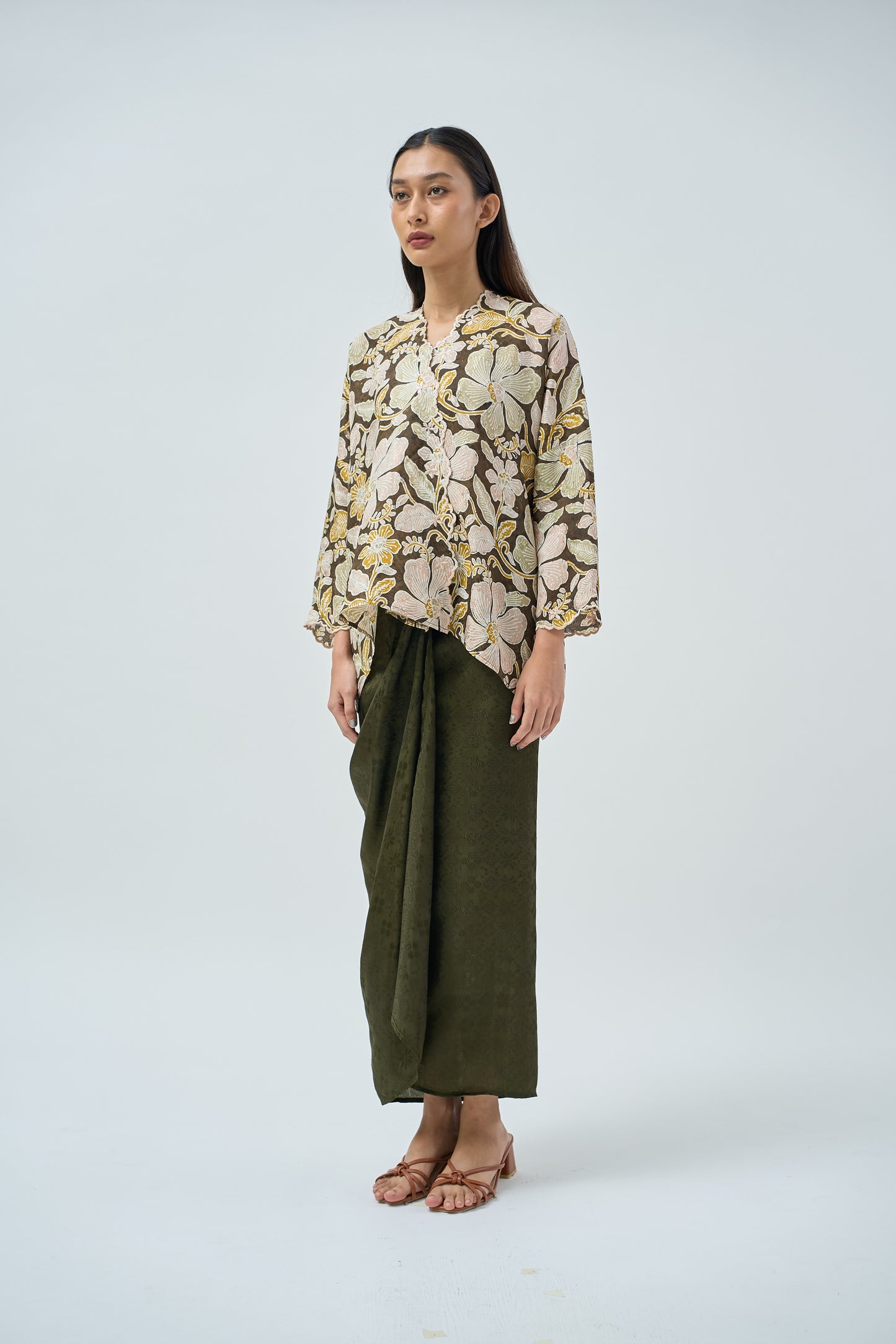 Kurung Kimono MALIKA SULAM (05-45 YWL/GRN)