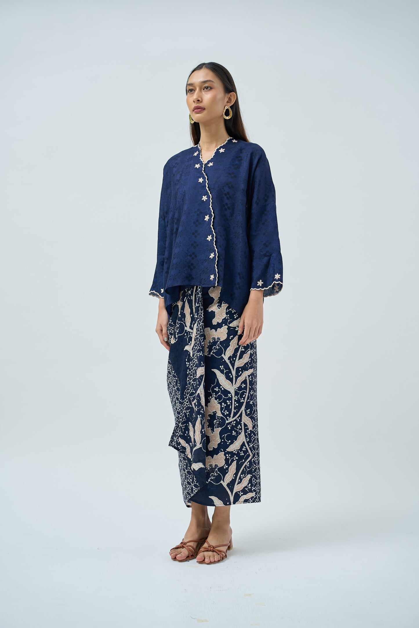 Kurung Kimono MALIKA SULAM (05-47 BLU)