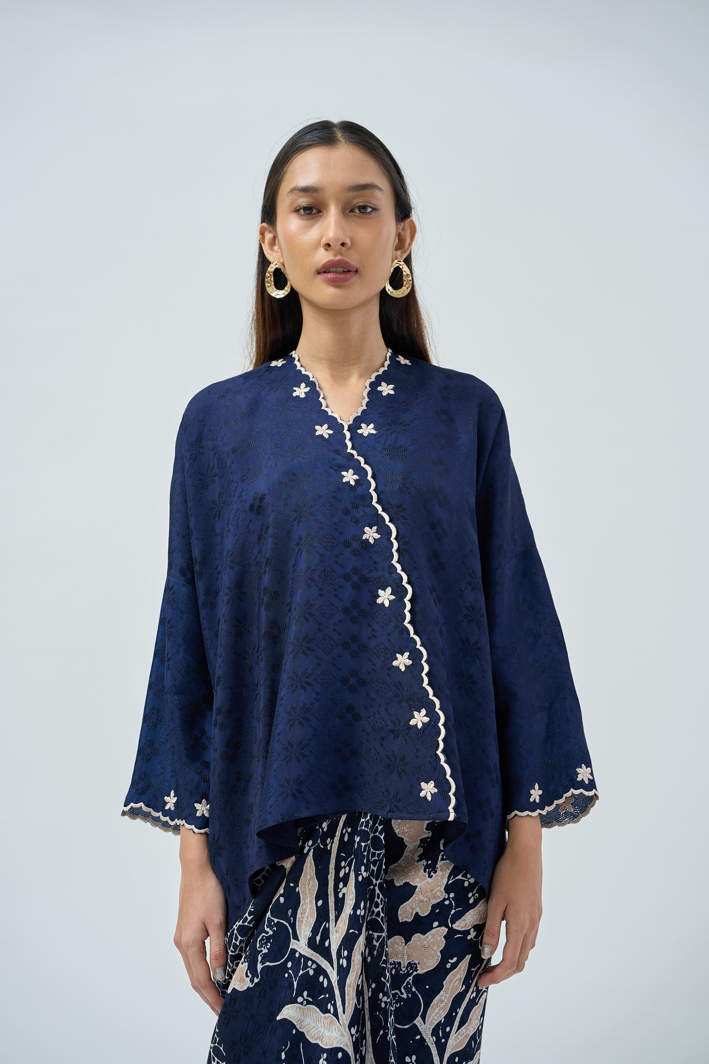 Kurung Kimono MALIKA SULAM (05-47 BLU)