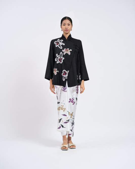 Mariam Cotton Set in Black