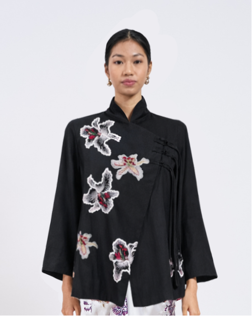 Mariam Cotton Set in Black