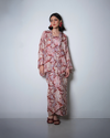 Khairin Kebaya Pendek in Maroon