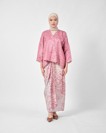 Malika Kurung Kimono in Pink