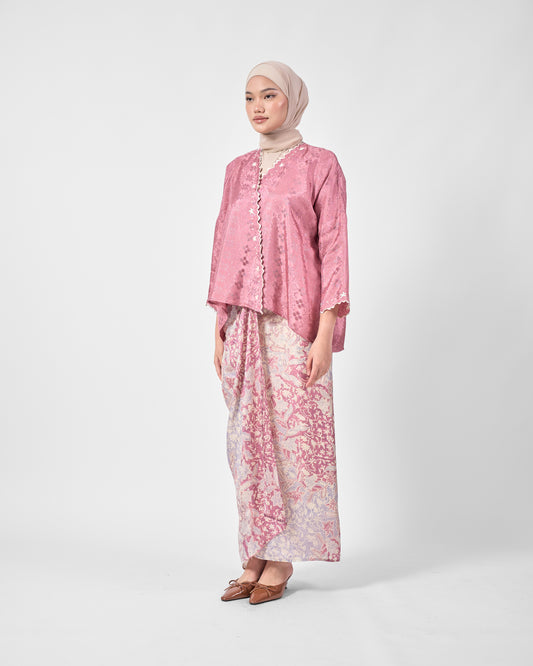 Malika Kurung Kimono in Pink