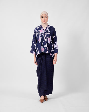Malika Kurung Kimono in Blue