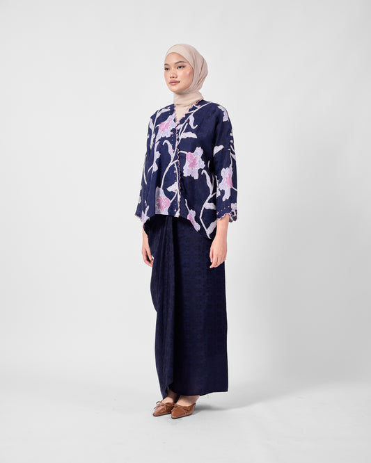Malika Kurung Kimono in Blue