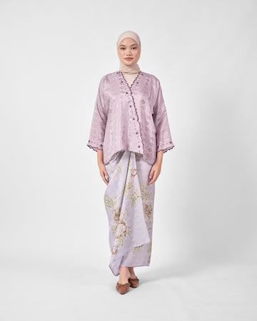 Malika Kurung Kimono in Purple