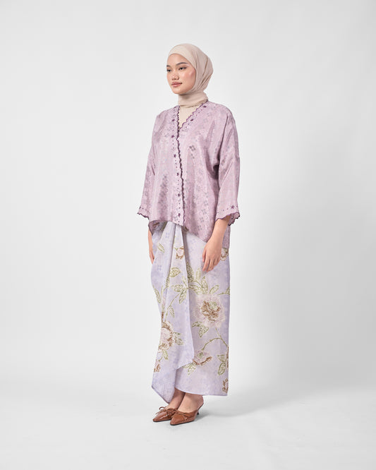 Malika Kurung Kimono in Purple