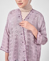Malika Kurung Kimono in Purple
