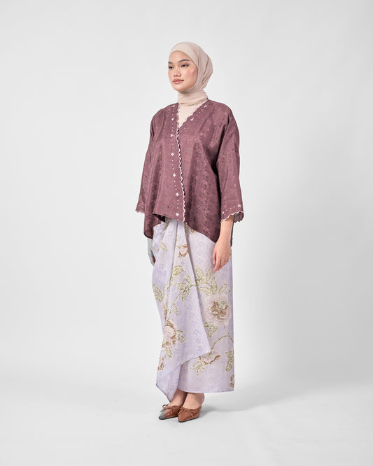 Malika Kurung Kimono in Brown