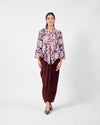Juwita Kebaya Pendek in Maroon