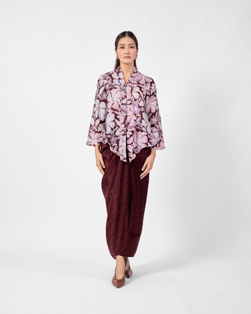 Juwita Kebaya Pendek in Maroon