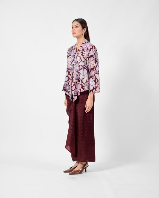Juwita Kebaya Pendek in Maroon