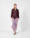 Juwita Kebaya Pendek in Burgundy