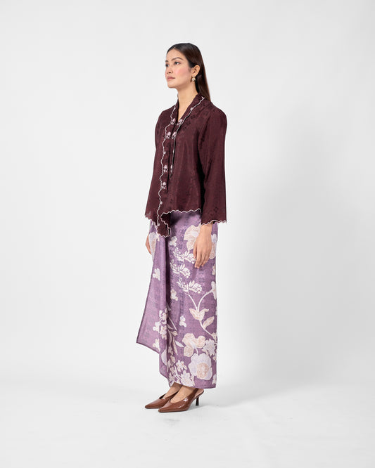 Juwita Kebaya Pendek in Burgundy