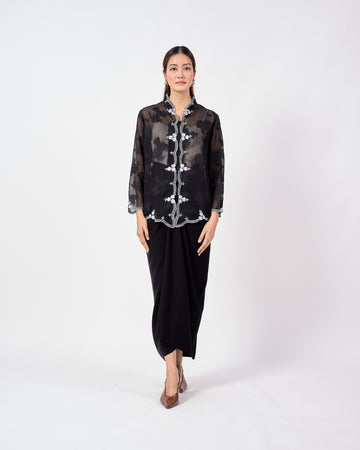 Alana Cotton Top in Black