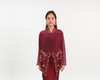 Aya III Cotton Top in Maroon