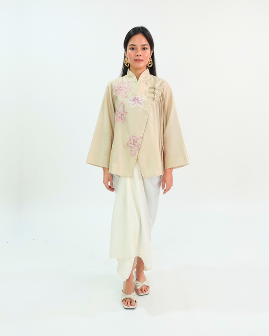 Mariam Cotton Top in Brown