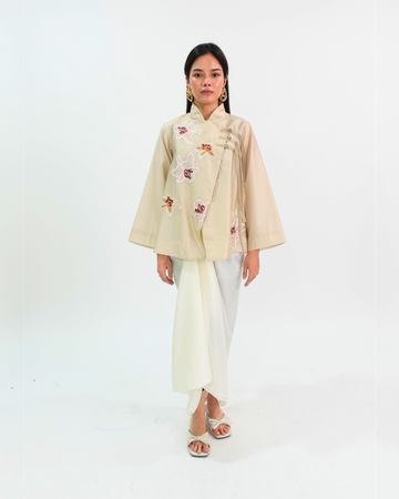 Mariam Cotton Top in Brown
