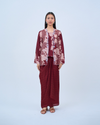 Airis Kebaya Pendek in Maroon