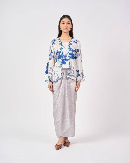 Airis Kebaya Pendek in White