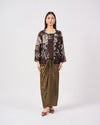 Airis Kebaya Pendek in Brown