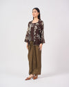 Airis Kebaya Pendek in Brown