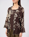 Airis Kebaya Pendek in Brown