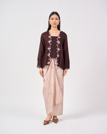 Airis Kebaya Pendek in Burgundy