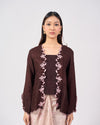 Airis Kebaya Pendek in Burgundy