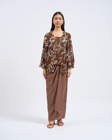 Airis Kebaya Pendek in Brown