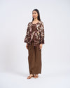 Airis Kebaya Pendek in Brown