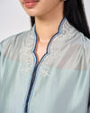 Aya III Cotton Top in Blue