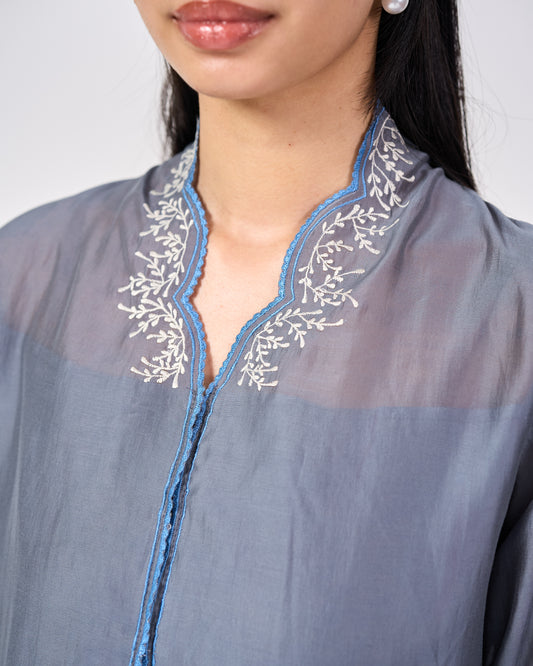 Aya III Cotton Top in Blue