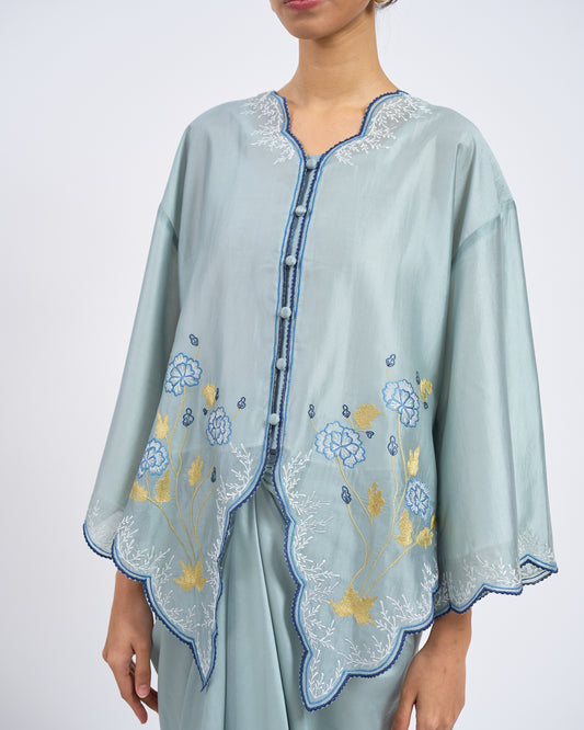 Aya II Cotton Top in Blue