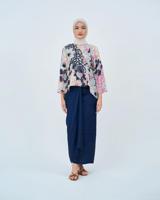 Malika Kurung Kimono in Blue