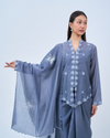 Laras Sutra II Cotton Set  in Blue