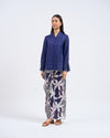 Delia Kurung Pendek in Blue