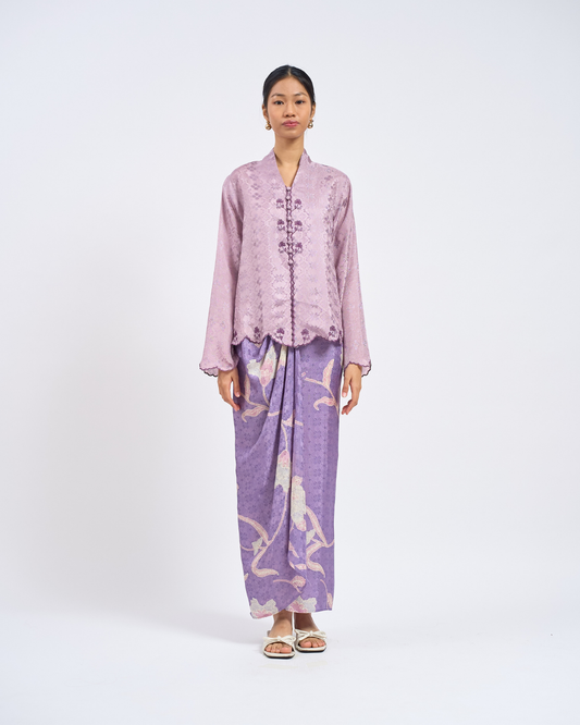 Delia Kurung Pendek  in Purple