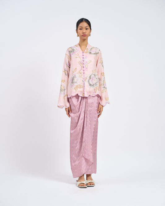 Delia Kurung Pendek  in Pink