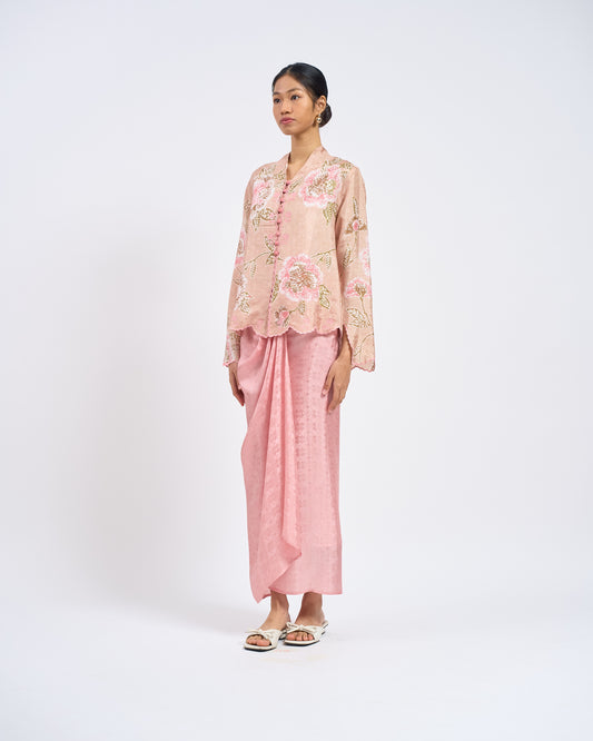 Delia Kurung Pendek  in Pink