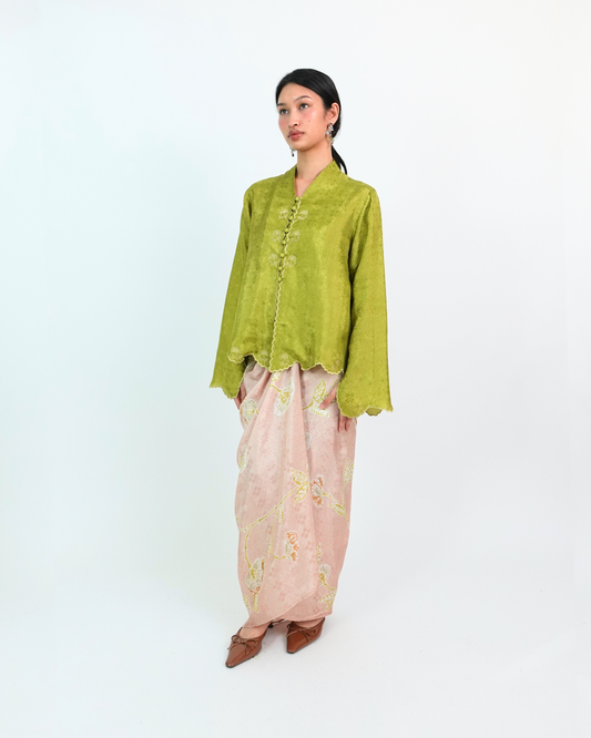Delia Kurung Pendek in Green